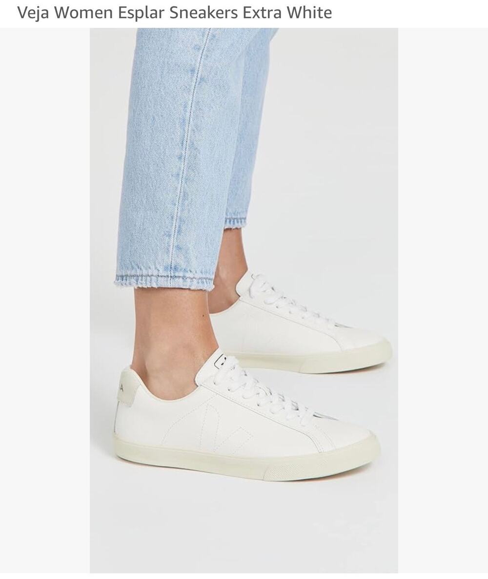 Veja Esplar White Extra White Casual Sneakers Size 6 / 37 NWT